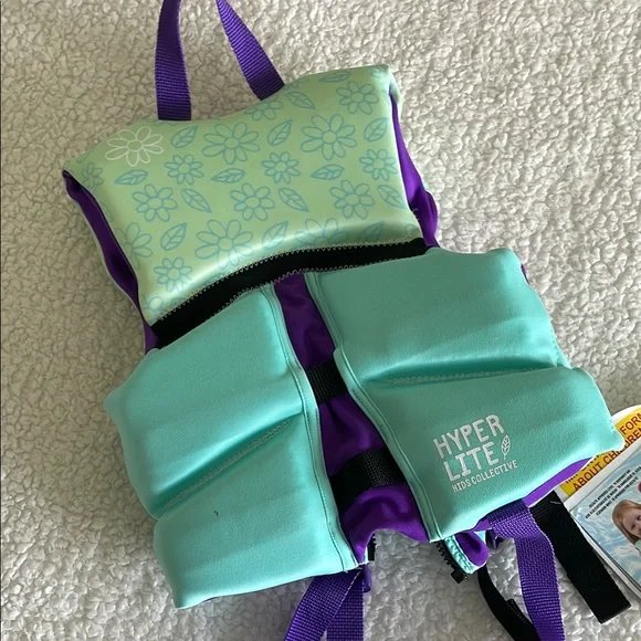 Hyperlite Life Vest Mint and Purple NWT- child/infant 33-55lbs - Picture 6 of 6